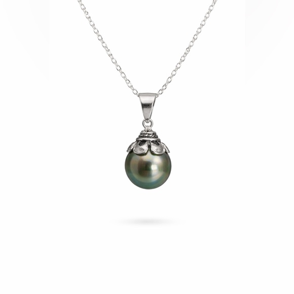 #38S925 Tahitian Semi Baroque Pearl Necklace